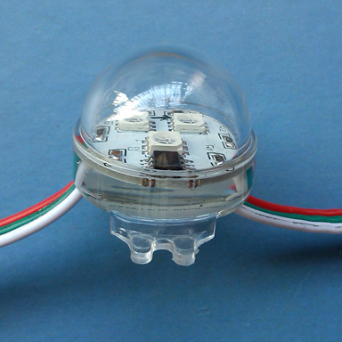 Waterproof Smart LED Pixel Light, Diameter 30mm , 12v/DC input voltage